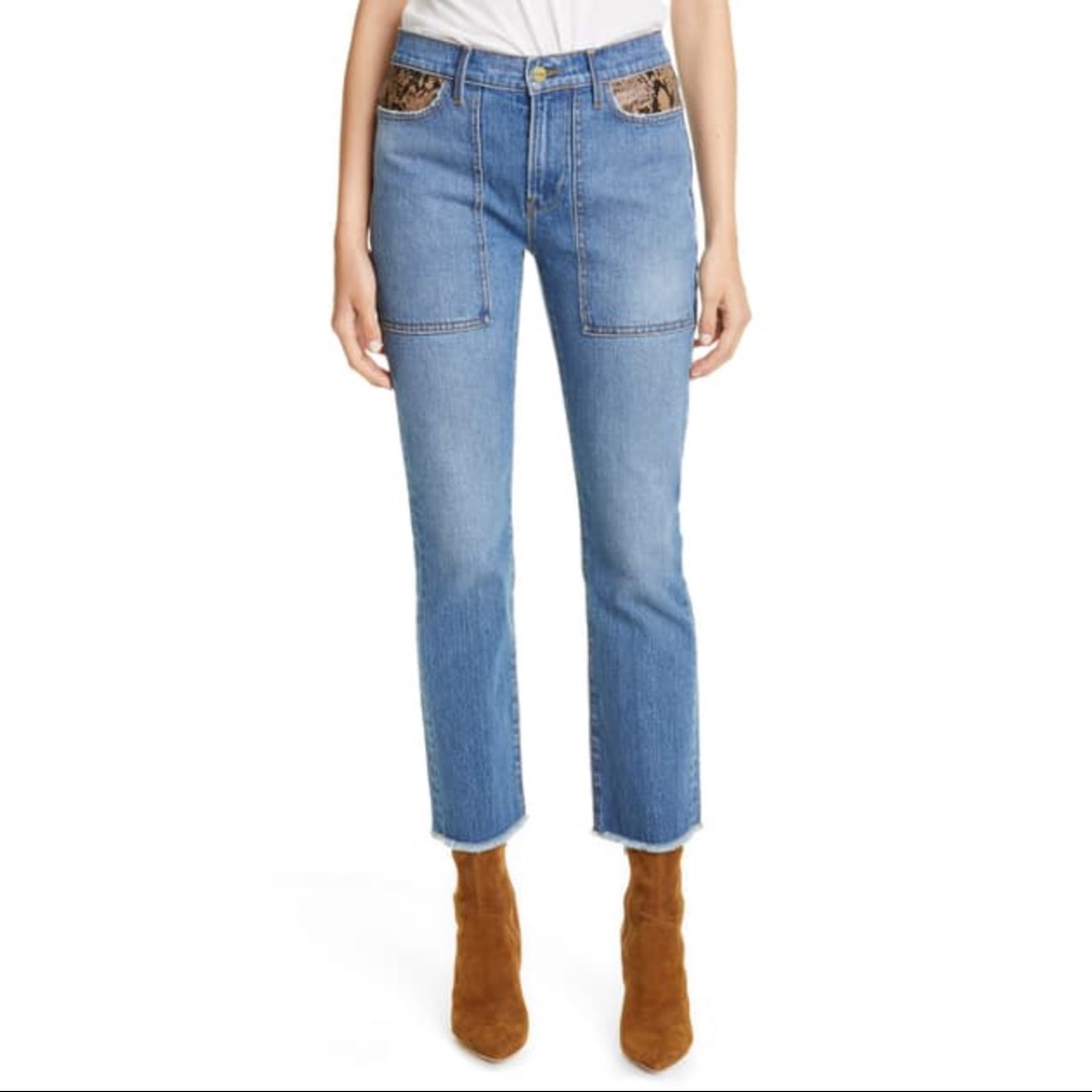 NWT Frame LE HIGH Straight High-Rise Jeans